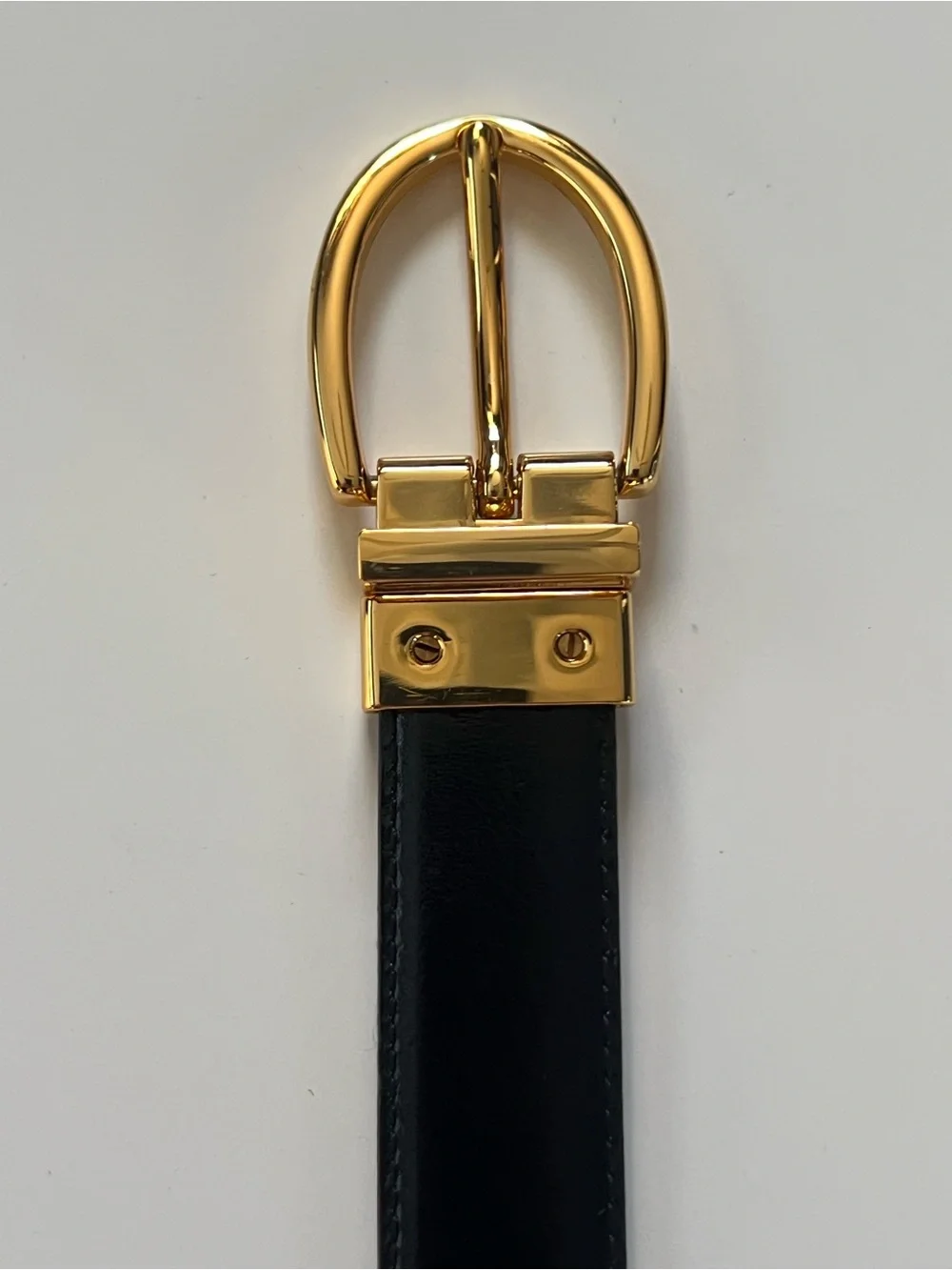 Lauren Ralph Lauren Reversible Brown Croc-Embossed Skinny Belt